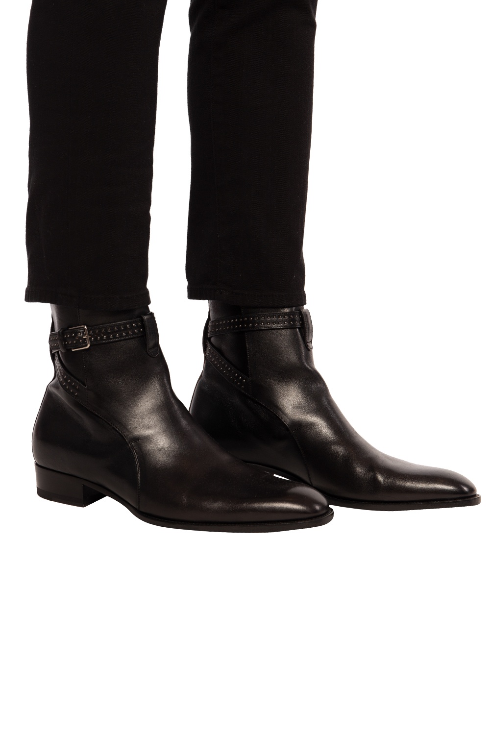 Saint laurent wyatt 3 sale jodhpur boots